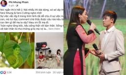 Sau 'biến căng' với Hồ Văn Cường, Phi Nhung kết lại câu chuyện bằng câu nói: 'Yêu cho roi cho vọt'