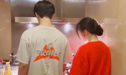 Phạm Băng Băng trực tiếp vào bếp, nấu nướng cặm cụi bên người đàn ông đặc biệt 