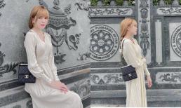 Hậu lùm xùm chia tay Sơn Tùng M-TP, Thiều Bảo Trâm khoe loạt ảnh tâm trạng trong ngày Valentine