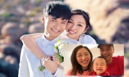 Cổ Cự Cơ khoe ảnh một nhà 3 người hạnh phúc đón ngày lễ Tình nhân thứ hai bên nhau