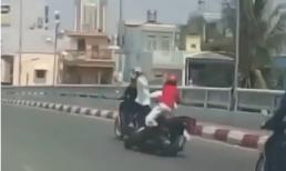 Giật dây chuyền táo tợn ngay ngày mùng 3 Tết trên cầu ở Sài Gòn