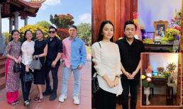 Dàn sao Vbiz đến nhà thờ Tổ 100 tỷ của NSƯT Hoài Linh viếng thăm cố nghệ sĩ Chí Tài đầu năm mới