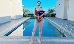 'Mẹ bỉm sữa' Thúy Vân khoe body thon gọn không ngờ sau hơn 3 tháng sinh quý tử đầu lòng