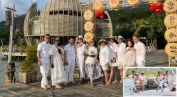 Ảnh hiếm hoi khi 4 người đàn ông quyền lực của Linh Nga, Hồng Nhung, Giáng My, Hà Kiều Anh hội ngộ