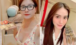 Sao Việt đi sắm vàng vào ngày vía Thần Tài 2021: Riêng Di Băng mua 100 cây vàng