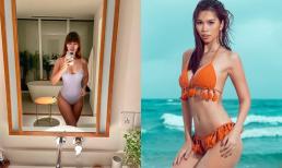 Diện bikini táo bạo khoe body vòng nào ra vòng nấy nhưng Hà Anh lại để lộ khuyết điểm này