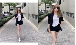 Thiều Bảo Trâm gây chú ý với street style cực 'chất', đôi chân nuột nà chiếm trọn spotlight