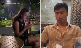 Thủ môn Bùi Tiến Dũng và bạn gái Tây 'dìm hàng' nhau trên mạng xã hội