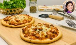 Hoa hậu Ngọc Hân chia sẻ công thức làm Pizza tại nhà