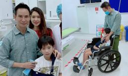 Con trai Lý Hải bị gãy tay dịp Tết, phải bó bột trong 6 tuần 