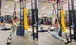 Quỳnh Nga đăng clip 'xoạc thử một cái', Việt Anh lại vào bình luận khiến nhiều người đỏ mặt