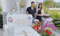 Lý Hùng cùng gia đình đến thăm mộ ba - NSND Lý Huỳnh