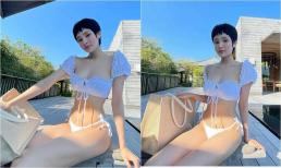 Hiền Hồ diện bikini khoe 3 vòng nóng bỏng, nuột nà mừng sinh nhật tuổi 24