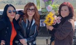 Bà xã Phương Loan cùng đồng nghiệp thân thiết ra mộ thăm cố nghệ sĩ Chí Tài 