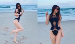 Diễm My 9X khoe body 'vòng nào ra vòng nấy' với bikini có thiết kế khá 'nhạy cảm'
