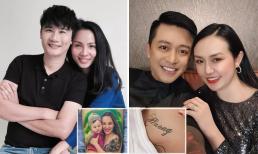 Sao Việt thể hiện tình yêu gia đình bằng cách xăm hình bạn đời và con cái lên cơ thể