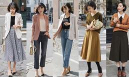 Thời tiết mưa phùn âm u, mặc như thế này theo các blogger thời trang, rất thanh lịch, thời thượng và nữ tính 