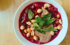 Bí quyết làm món tiết canh củ dền chuẩn vị, đảm bảo an toàn và không lo vi khuẩn 