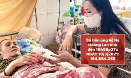 Sau 1 ngày, Trịnh Kim Chi kêu gọi được gần 200 trăm triệu đồng ủng hộ nghệ sĩ Hoàng Lan
