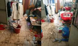 Kinh hoàng nữ sinh ở bẩn: Phòng trọ ngập ngụa rác, nhìn ra ban công càng choáng hơn