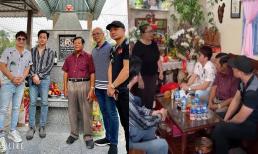 Lâm Vũ, Phan Đình Tùng và Quách Tuấn Du về quê trao lại tiền quyên góp trong đêm nhạc cho bố mẹ Vân Quang Long