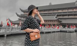 Khoe ảnh đi chùa, vợ Bùi Tiến Dũng bị nghi mang bầu lần 2