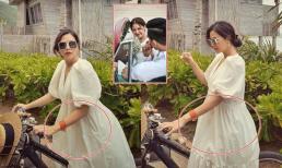 Diện váy rộng đi du lịch, Phanh Lee bị nghi ngờ đang mang thai con đầu lòng với chồng thiếu gia