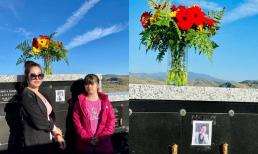 Thúy Nga đưa con gái cưng đến thăm mộ nghệ sĩ Chí Tài, nghẹn ngào nhắn nhủ: 'Mọi người vẫn nhớ đến anh'