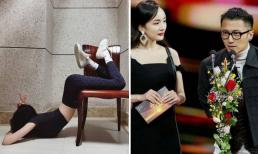 Dương Mịch thực hiện pha tạo dáng lạ mắt khoe vòng eo siêu thực giữa tin đồn chuẩn bị kết hôn với Tạ Đình Phong