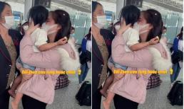 Khoảnh khắc người mẹ tạm biệt con gái nhỏ đi xuất khẩu lao động khiến nhiều người rơi nước mắt