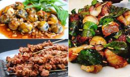 Cút lộn xào me, thịt xiên nướng và 5 công thức làm các món ăn vặt ngon, dễ làm 