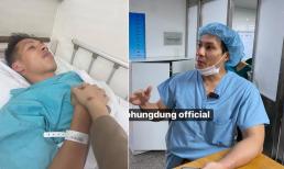 Cầu thủ Đỗ Hùng Dũng đã được phẫu thuật thành công sau chấn thương nghiêm trọng 