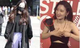 Hoa hậu hoàn vũ Trung Quốc Trương Manh diện 'quần ngủ', đắp mặt nạ dưỡng da khi tới sân bay