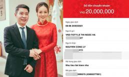 Thấy chồng than hết tiền, vợ Công Lý 'thương quá' liền chuyển khoản ngay cho 20 triệu