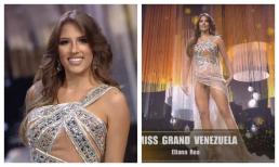 Hoa hậu Venezuela lộ vùng cấm hiểm hóc vì xú xoay váy quá đà trong bán kết Miss Grand