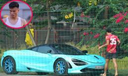 Thủ môn Bùi Tiến Dũng gây chú ý khi lái siêu xe hơn 20 tỷ đồng đi tập 