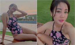 Hè chưa đến nhưng Văn Mai Hương đã nhanh chóng gia nhập đường đua bikini, khoe body 'căng đét'