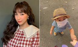 Ca sĩ Hoà Minzy chính thức nói rõ lý do giấu kín diện mạo con trai