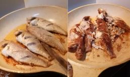 Cô gái than thở chuyện rán cá bị nát, dân mạng chỉ ra lỗi sai cơ bản