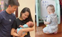 Nửa đêm, vợ cầu thủ Duy Mạnh bất ngờ than nhiều lúc muốn gục ngã nhưng phải cố gắng vì con