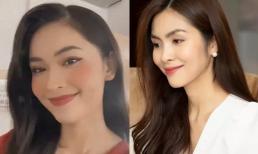 Á hậu Thùy Dung gây ngỡ ngàng khi khoe góc nghiêng y hệt Tăng Thanh Hà