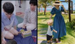 Con trai Hoà Minzy cực dễ thương với màn hỏi đáp “yêu ai nhất”, pha xử lý “cồng kềnh” dành cho Erik làm ai cũng bật cười!