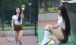 Người đẹp bị chê kém sang khi chọn sai trang phục trong bộ môn thể thao thượng lưu