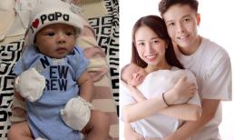 Con gái Minh Nhựa khoe trọn khoảnh khắc của cậu ấm từ khi mới chào đời đến 1 tuổi