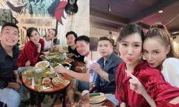 Vừa bị hội bạn thân hé lộ là vợ chồng, Thúy Ngân và Trương Thế Vinh đã vui vẻ bên nhau
