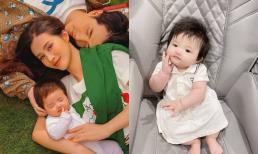 Con gái Đông Nhi và Ông Cao Thắng tạo dáng điệu đà như model nhí khiến fan 'lụi tim'