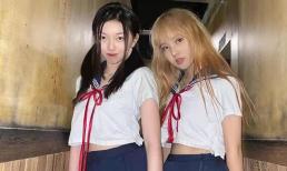 15 tuổi, con gái hở hàm ếch của Lý Á Bằng diện áo crop-top, tạo dáng táo bạo bên bạn bè