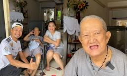 MC Cát Tường cùng Tiết Cương đến thăm nghệ sĩ Mạc Can: 'Sức khỏe chú yếu nhưng vẫn vui tính như ngày nào'