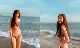 Con gái út của NSND Trần Nhượng lại khiến dân tình bấn loạn khi gia nhập đường đua bikini gợi cảm