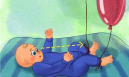 Tại sao cha mẹ nên buộc bóng bay vào tay và chân của trẻ sơ sinh?